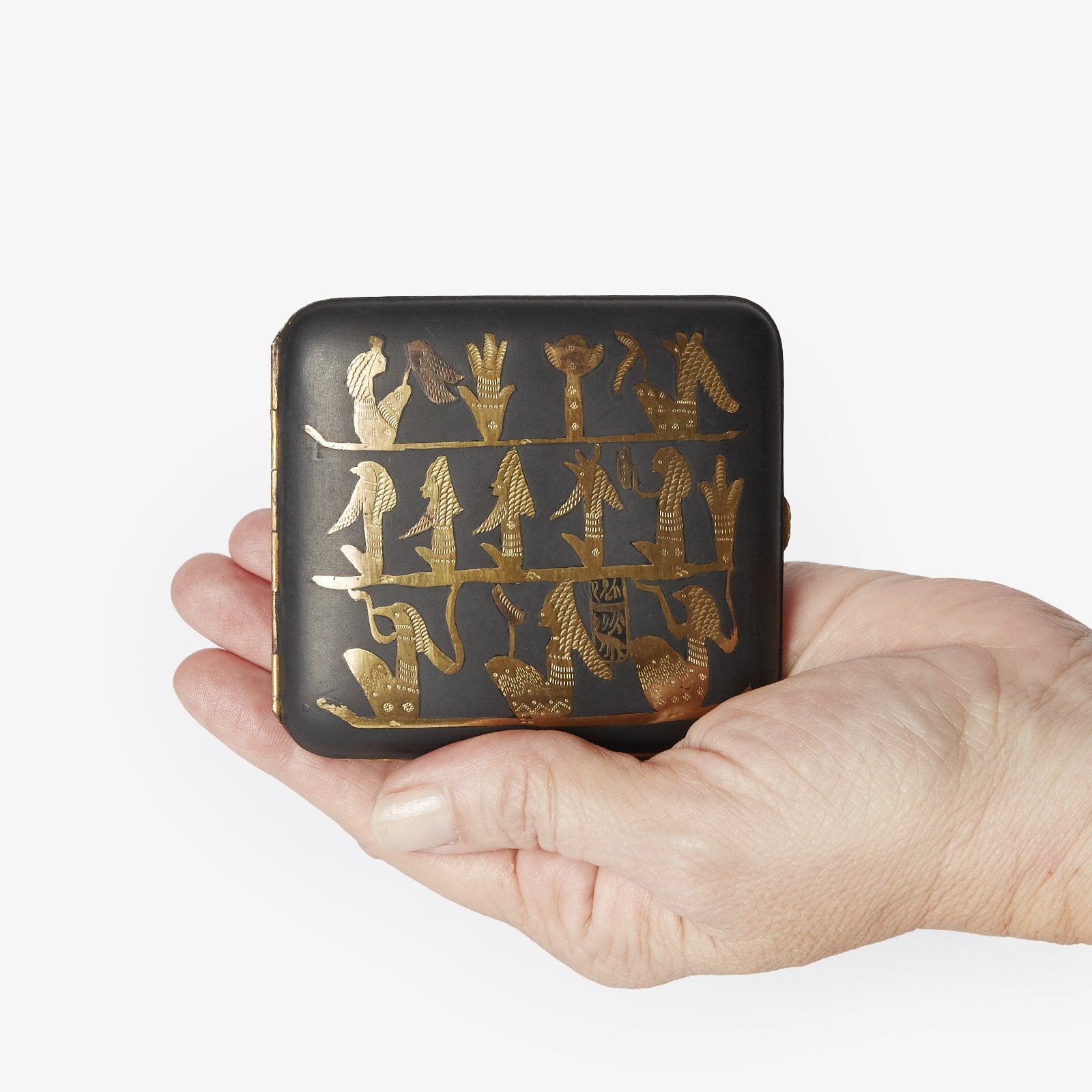 egyptian cigarette case Egyptian Revival egyptian cigarette case Egyptian Revival